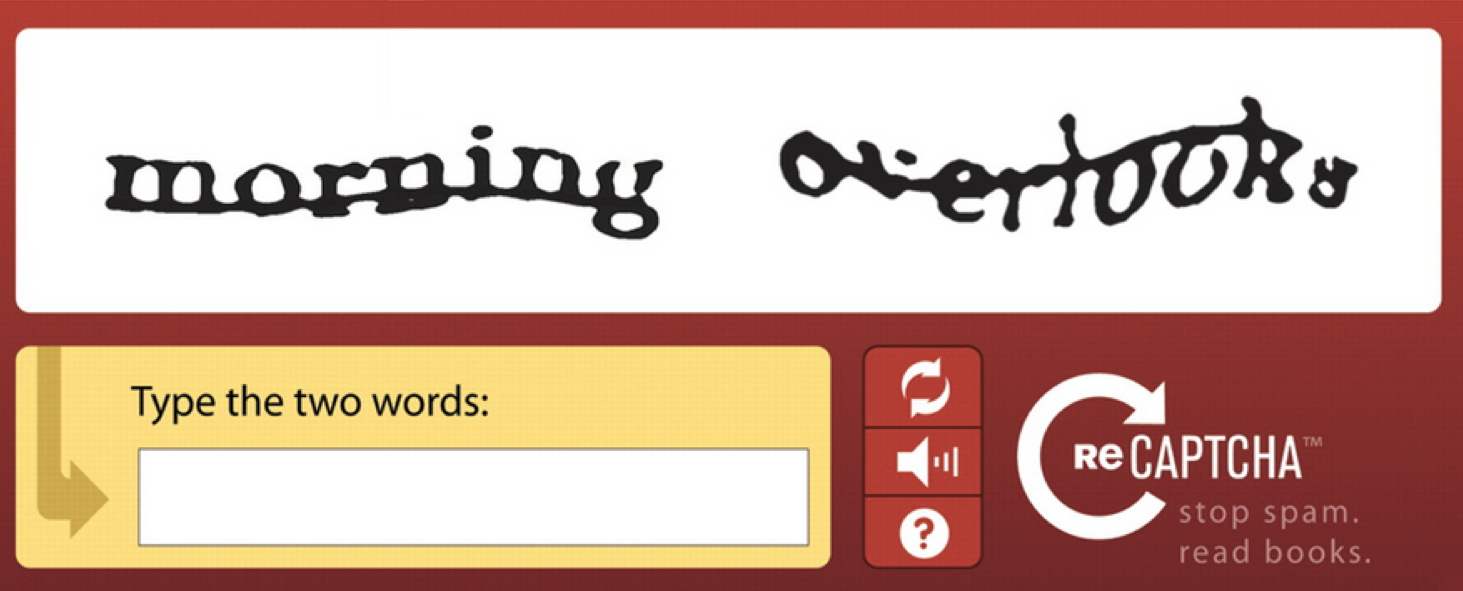 a screenshot of a recaptcha module